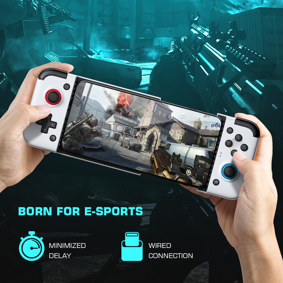 GameSir X2 Controlador de jogos móvel Bluetooth, controlador de telefone  para Android e iOS, suporte de controle de jogo móvel sem fio para Xbox  Game Pass, xCloud, Stadia, Vortex e mais (versão